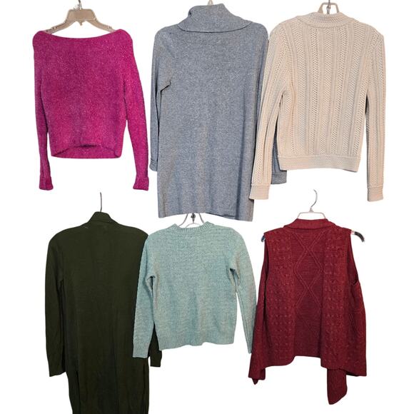 Women's XS 0 2 Extra Small Sweaters Cardigans Pullovers Wholesale Bulk Lot of 6 - Picture 8 of 10